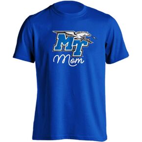 Middle Tennessee State University Blue Raiders MTSU Mom Proud Parent Short Sleeve T-Shirt