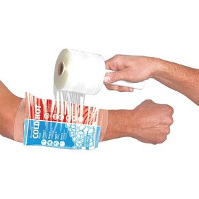 Mueller EZ-Wrap Plastic Film w/Handle - Each (4 in X 1000 ft roll)