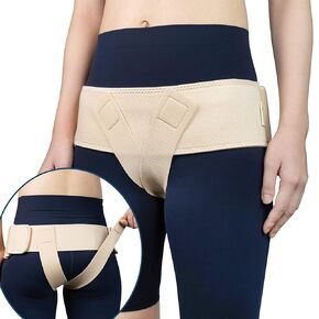 V-Sling Pelvic Support Belt for Prolapse, Pregnancy SPD, Vulvar Varicosities, LCS, Pelvic Floor, Organ Prolapse Support Relieve Tilted or Twisted Pelvis Girdle Pain (Beige Large)
