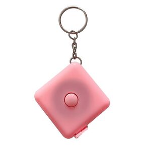 Pink Portable Square Tape Measure Mini Compact Automatic Telescopic Portable Tape Measure Wood Furniture Measurement Measuring and Layout Tools