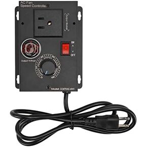 Variable Speed Controller, 120V 220V 18A AC SCR Voltage Regulator, Stepless Electronic Fan Speed Controller Variable Adjuster for Router Fan Electric Motor Rheostat, 4000W