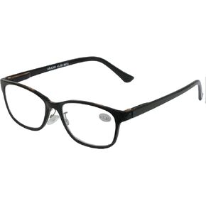 Reading Glasses, Spring Hinge, Adjustable Nose Pads for Women and Men