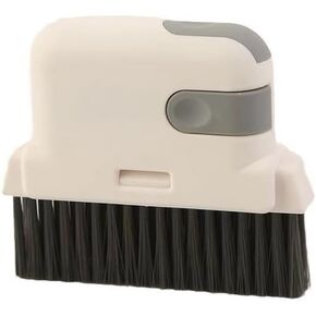 Veewon 3 in 1 Groove Cleaning Brush Window Track Cleaning Tools Cleaning Brush for Sliding Door Track, Window Sill, Window Seal, Medium, Beige, BLDUS2024040302