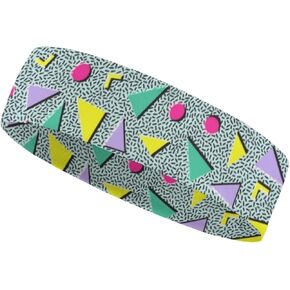 80s 90s Workout Headbands for Men Women Elastic Sweatbands Sports Headbands for Jogging Running Cycling Yoga