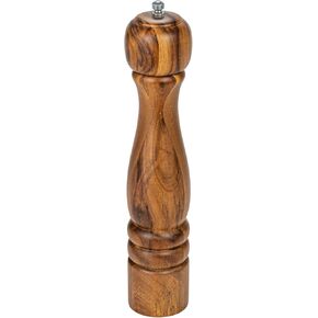 Creative Co-Op, Natural Acacia Wood Salt and Pepper Mill, Small