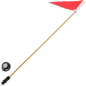1 Set Kayak Flag Track Mounting Kit Flags Flag Holder Warning Kayak Flag Boat Flag Kayak Safety Flag Multi-function Kayak Flag Boat Accessory Fold Screw Washer Polyester