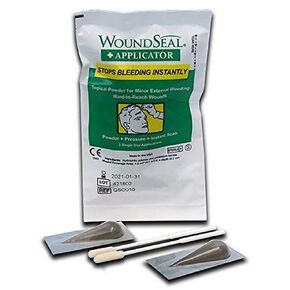 مسحوق WoundSeal، عبوة صب مع أداة توزيع المكياج