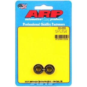 ARP (300-8355) M10 x1.5 1/2in 12pt Black Nut Kit (Set of 2)