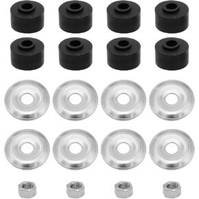 Golf Cart Shock Bushing Kit Replacement for 1010142,1011415,1010144 Compatible with EZGO TXT/Marathon 1989 and up and Club Car Compatible DS/President 1982 and up Golf Carts.