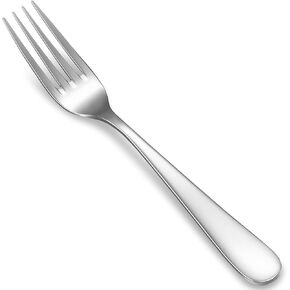 KEAWELL Premium Louise Forks, Set of 4, 18/10 Stainless Steel, Forks Silverware with Round Edge, Exceptional Mirror Finish, Dishwasher Safe (6.1" Small Fork)