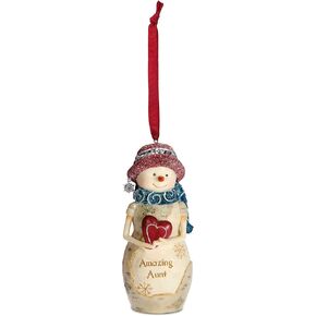 Pavilion Gift Company 81127 Aunt Snowman Figurine Ornament, 4"