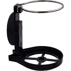 Pmsanzay Magnetic Drink Holder Beer and Cup Holder for Golf Cart Railing - Foldable - with Strong Magnet Securely Attach to Most Rail/Bar/Frame of Golf Cart - Keep Your Favorite Beverage at Hand