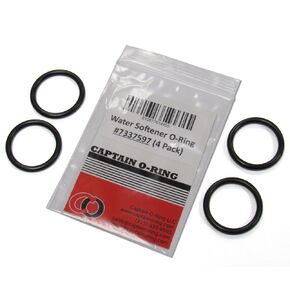 (4 Pack) Water Softener O-Ring Seal 7337597 (7311127, WS03X10072) for Bypass Valve on EcoPure, GE, Northstar, Sears