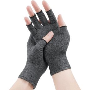 Arthritis Gloves for Women Men, Arthritis Pain Relief Gloves Fingerless Gloves Hand Warmers Gloves Compression Gloves