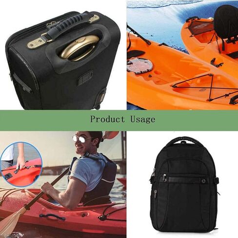 مقابض حمل الكاياك، زوج واحد/قطعتان من مقابض القارب المتينة للتركيب الجانبي للحمل استبدال لحقيبة الكاياك والأمتعة وإدراك المحيط والرياضة الخارجية in Kuwait