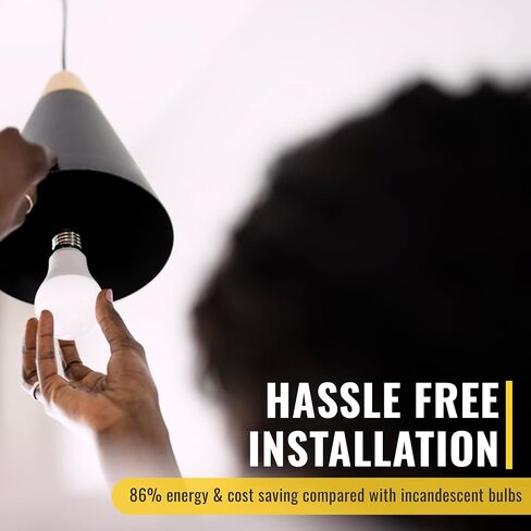 مصابيح Halco ProLed LED A19 2 غير قابلة للتعتيم، متجمد 120 فولت، 60 وات كفاءة مكافئة 9 وات، 720 لومن، 15000 ساعة، E26، 6 عبوات (3000 كيلو أبيض دافئ) in Kuwait