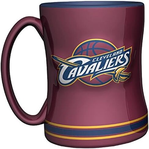 Boelter Brands NBA unisex NBA Sculpted Relief Mug, 14-ounce in Saudi Arabia