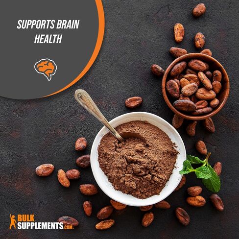 BulkSupplements.com Cocoa Extract Powder - Polyphenols Supplement - Circulation Supplements Flavonoids Supplements - Sugar Free Cocoa Powder - Cocoa Powder (250 Grams - 8.8 oz) in Saudi Arabia