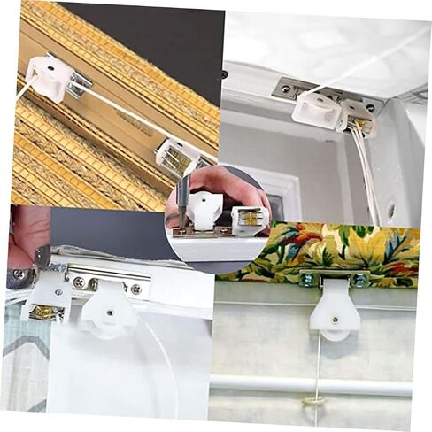 2 Sets Venetian Blind Lock Household Window Blinds Accessories Curtain Supplies Bamboo Curtain Cord Locks Roman Shade Cord Lock Replacements Small Cord Locks Roman Shade Cord Locks in Saudi Arabia