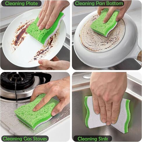 10 Pack Magic Sponge Erase,Double Compression Strong Durable Sponge Foam,Long Lasting Melamine Sponge, High Density Nano Sponge for Dish,NonScratch Scrub Sponges,for Kitchen, Bathroom, Sink, Furniture in Saudi Arabia