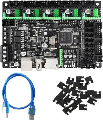 Makerbase MKS Robin Nano V3 32Bit 168 Mhz F407 3D Printer Control Board Motherboard Mainboard Replacement Parts TFT Touch Screen USB Printing VS Nano V2 (MKS TS35-R) in Saudi Arabia
