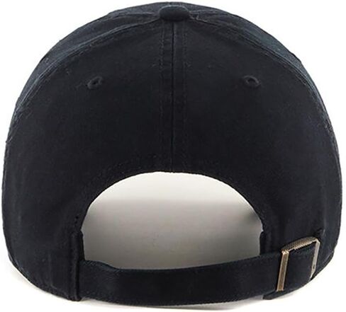 47 Atlanta Braves Hat MLB Authentic Brand Clean Up Adjustable Strapback Black Baseball Cap Adult One Size Men & Women 100% Cotton in Saudi Arabia