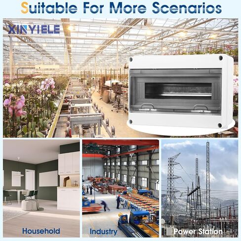 Waterproof Distribution Protection Box, ABS Plastic Breaker Electrical Box and Transparent Cover IP65, for Indoor Outdoor Wall Circuit Breaker (HT-2WAY) in Saudi Arabia