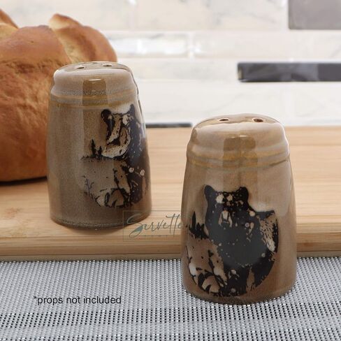 Animal Salt & Pepper Shaker Sets for Men Kitchen Home Décor - Bear in Saudi Arabia