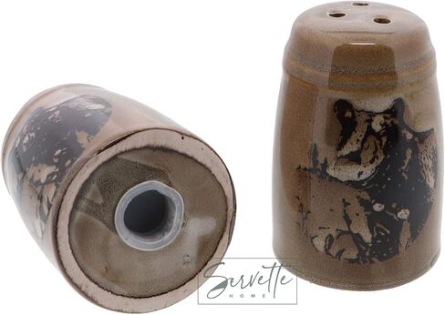 Animal Salt & Pepper Shaker Sets for Men Kitchen Home Décor - Bear in Saudi Arabia