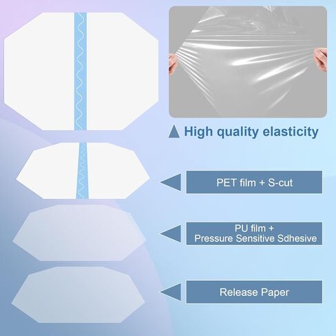 100 قطعة من شريط رفع الفخذ، شريط رفع الجلد، شريط للجسم للبشرة المترهلة، شريط مقاوم للماء للجسم للنساء والفتيات، لرفع الفخذين الداخليين in Kuwait