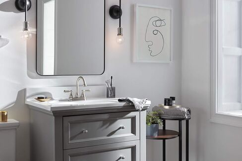 منقطع النظير P2665LF Elmhurst صنبور حمام بمقبضين في المنتصف، كروم in Kuwait