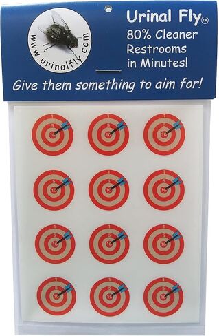 Toilet Stickers, 12 Pack, Numbered Red Bullseye with Arrow, 80% Cleaner Bathrooms in Minutes! in Saudi Arabia