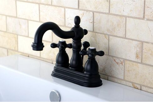 Elements of Design New Orleans EB1601AX Centerset Lavatory Faucet with Retail Pop-Up, 4-Inch, Polished Chrome in Saudi Arabia