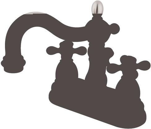Elements of Design New Orleans EB1601AX Centerset Lavatory Faucet with Retail Pop-Up, 4-Inch, Polished Chrome in Saudi Arabia