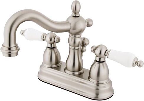 Elements of Design New Orleans EB1601AX Centerset Lavatory Faucet with Retail Pop-Up, 4-Inch, Polished Chrome in Saudi Arabia