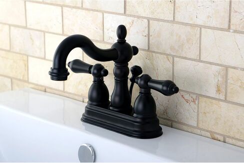 Elements of Design New Orleans EB1601AX Centerset Lavatory Faucet with Retail Pop-Up, 4-Inch, Polished Chrome in Saudi Arabia