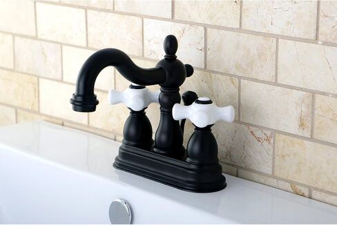 Elements of Design New Orleans EB1601AX Centerset Lavatory Faucet with Retail Pop-Up, 4-Inch, Polished Chrome in Saudi Arabia
