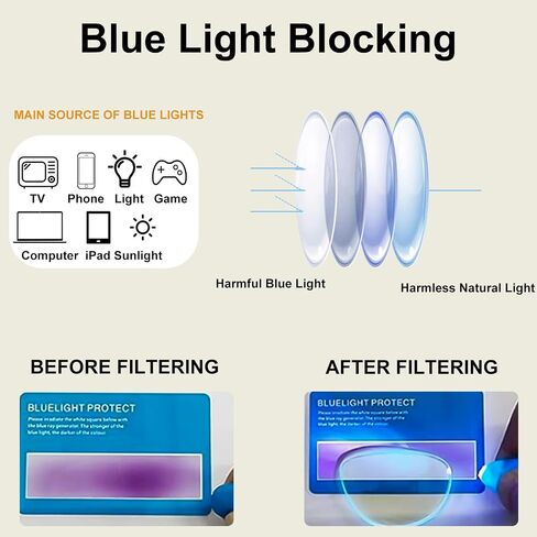 Large Frame Folding Reading Glasses for Women and Men Blue Light Blocking Readers Glasses for Reading with Portable Case in Saudi Arabia