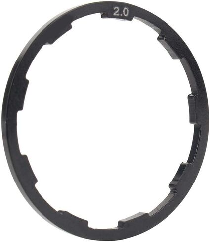 Qii lu Freewheel Spacer for ycles,Bike Wheel Hub Spacer,3 Pcs 1mm+1.5mm+2mm Bike Flywheel Hub Spacer ycle Bottom Bracket Axle Washer Gasket in Saudi Arabia