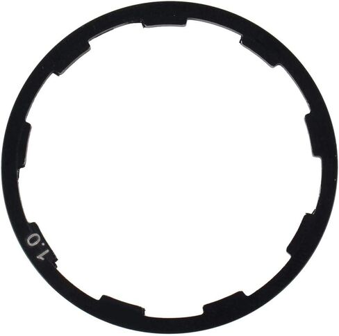 Qii lu Freewheel Spacer for ycles,Bike Wheel Hub Spacer,3 Pcs 1mm+1.5mm+2mm Bike Flywheel Hub Spacer ycle Bottom Bracket Axle Washer Gasket in Saudi Arabia
