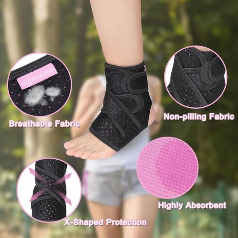 Achilles Tendonitis Brace, Adjustable Ankle Brace, Blue X-shaped Ankle Support for Men Women, Breathable Ankle Wrap for Achilles Pain, Running, Cycling, Hiking, Sports in Saudi Arabia