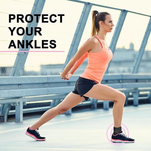 Achilles Tendonitis Brace, Adjustable Ankle Brace, Blue X-shaped Ankle Support for Men Women, Breathable Ankle Wrap for Achilles Pain, Running, Cycling, Hiking, Sports in Saudi Arabia