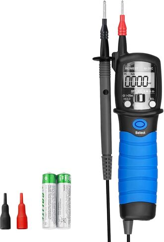 AIOMEST Pen Type Digital Multimeter, AI-38C Voltage Tester, Electric Voltmeter with AC/DC Voltage, Capacitance, Resistance, Diode and Audible Continuity Testing in Kuwait