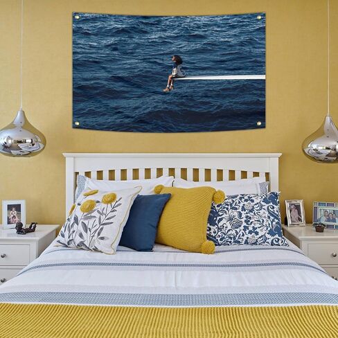 S-Z-A Flags SOS funny Tapestries 3x5ft music art cover funny with grommets for Decoration Living room and bedroom in Saudi Arabia