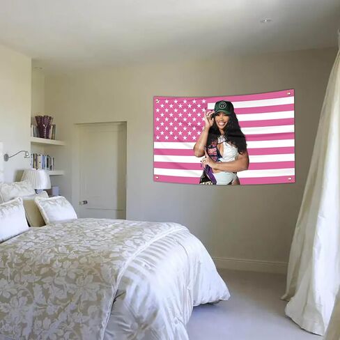 S-Z-A Flags SOS funny Tapestries 3x5ft music art cover funny with grommets for Decoration Living room and bedroom in Saudi Arabia
