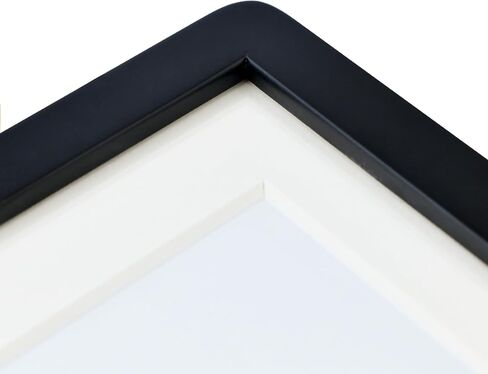 Black Minimalist Wood 5x7 Picture Frame with 3.5x5 Mat,Wall Hanging or Tabletop Display in Saudi Arabia