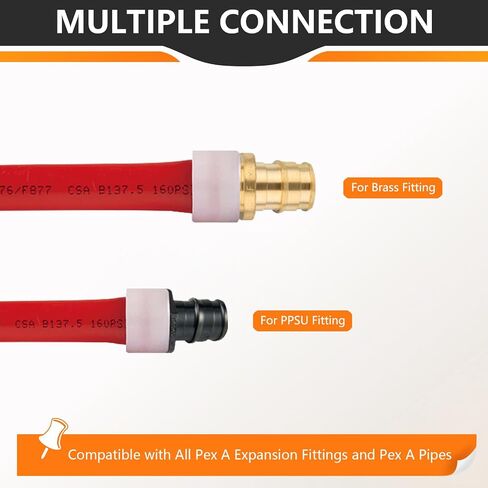 50 حزمة من حلقة توسيع Pex مقاس 3/4 بوصة، غلاف توسيع Pex A لتركيبات PEX-A وأنابيب Pex A، ASTM F1960 in Kuwait