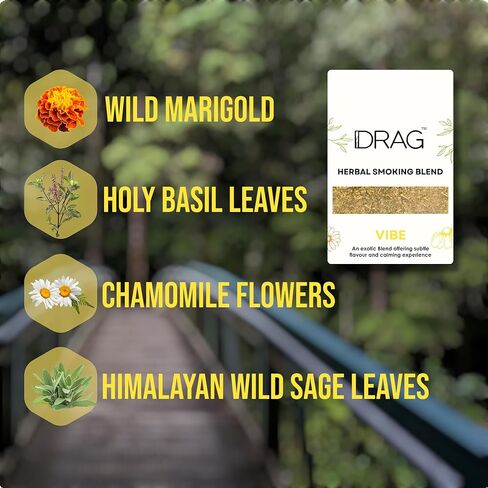 Herbal Smoking Blend - Drag (Blend of Exotic Flowers and Herbs) 10grams (0.35oz) (Dream) in Kuwait