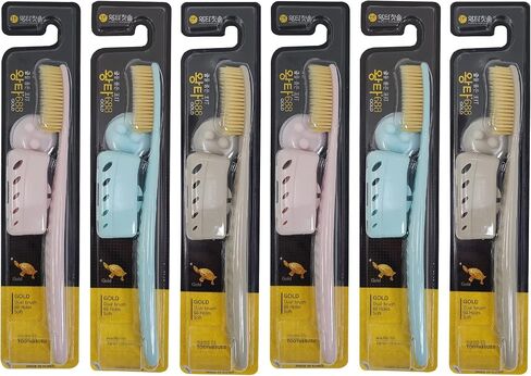 Wangta Soft Toothbrush, 6 Pack (Charcoal) – Best Manual Toothbrush for Maximum, Efficient Cleaning and Sensitive Gums and Teeth in Saudi Arabia