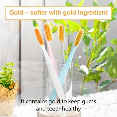 Wangta Soft Toothbrush, 6 Pack (Charcoal) – Best Manual Toothbrush for Maximum, Efficient Cleaning and Sensitive Gums and Teeth in Saudi Arabia